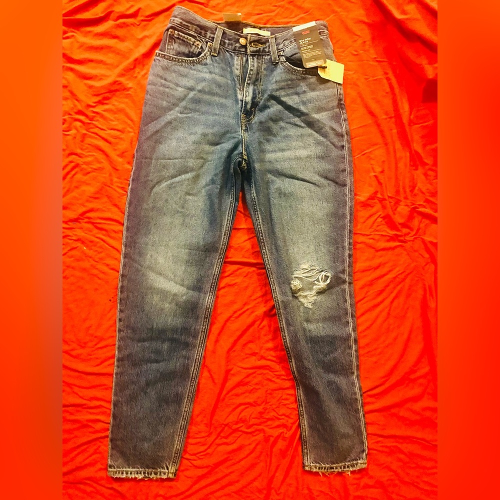 Levis Women 80s Mom Jeans|27x30| Blue Denim NWT